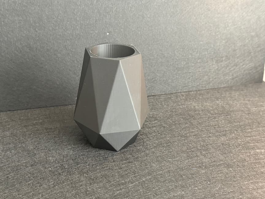 Geometric vase upright